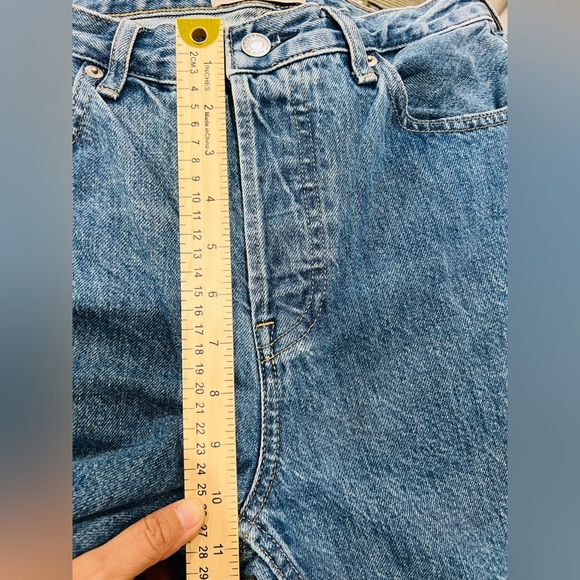 Everlane 90s Cheeky High Rise Crop 28 Straight Leg Jeans - Picture 12 of 16